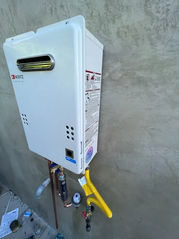 Tankless water heater installation for Comps Crossroads homes